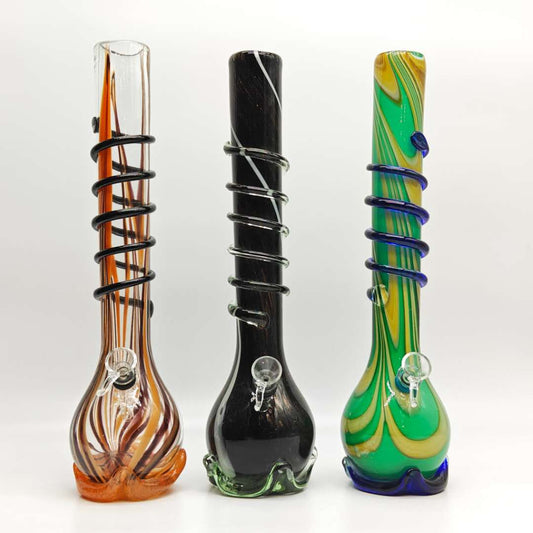 16" Soft Glass Waterbong- Assorted Colors_0