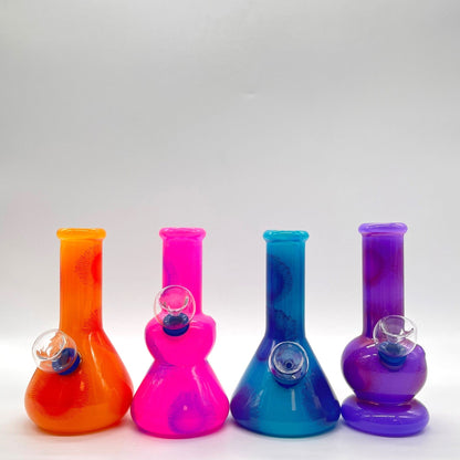 6" Glass Bong - Assorted Color [PIP560]_12