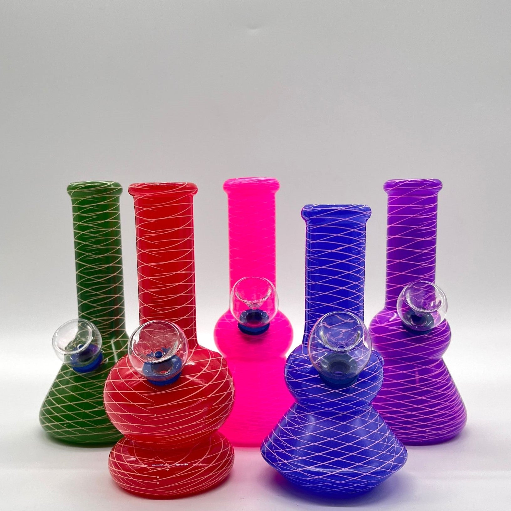 6" Glass Bong - Assorted Color [PIP560]_0