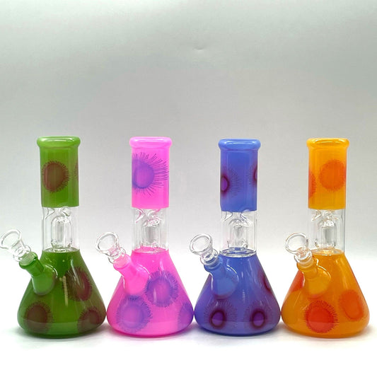 8" Water Pipe with Percolator- Assorted Color [PIP393]_0