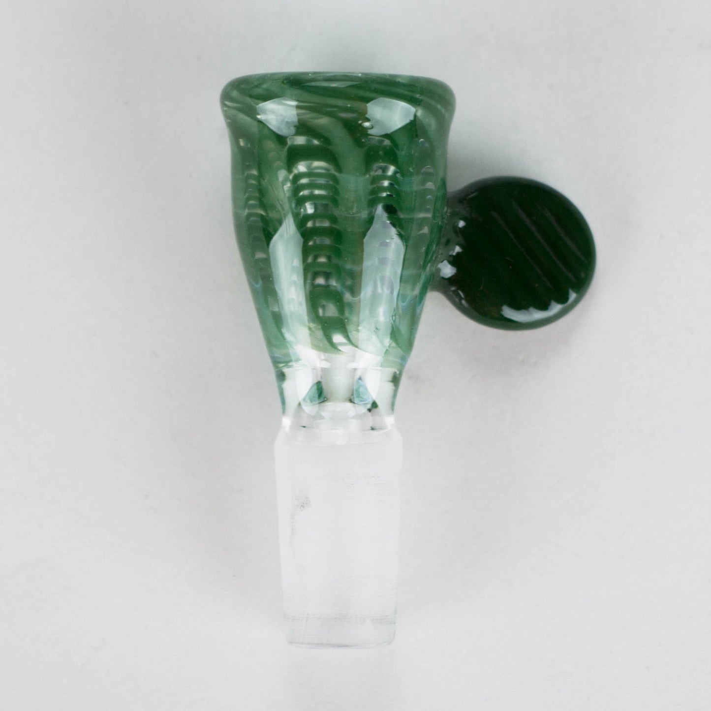 Shine Glassworks | Raked flare 14mm bowl with handle - Made in Canada_0