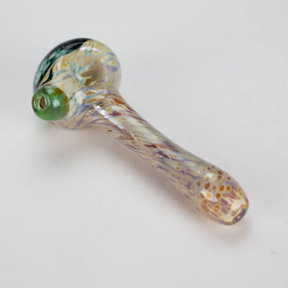 Shine Glassworks | Frit Crushed Opal Honeycombe pipe - Made in Canada_1