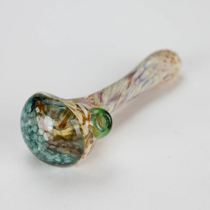 Shine Glassworks | Frit Crushed Opal Honeycombe pipe - Made in Canada_2