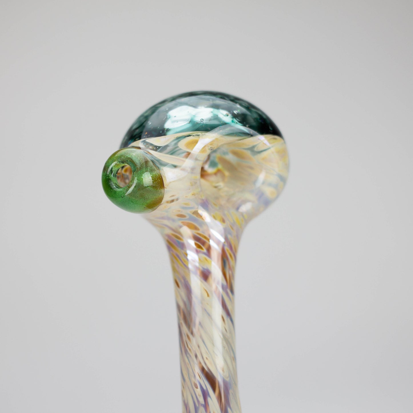 Shine Glassworks | Frit Crushed Opal Honeycombe pipe - Made in Canada_4