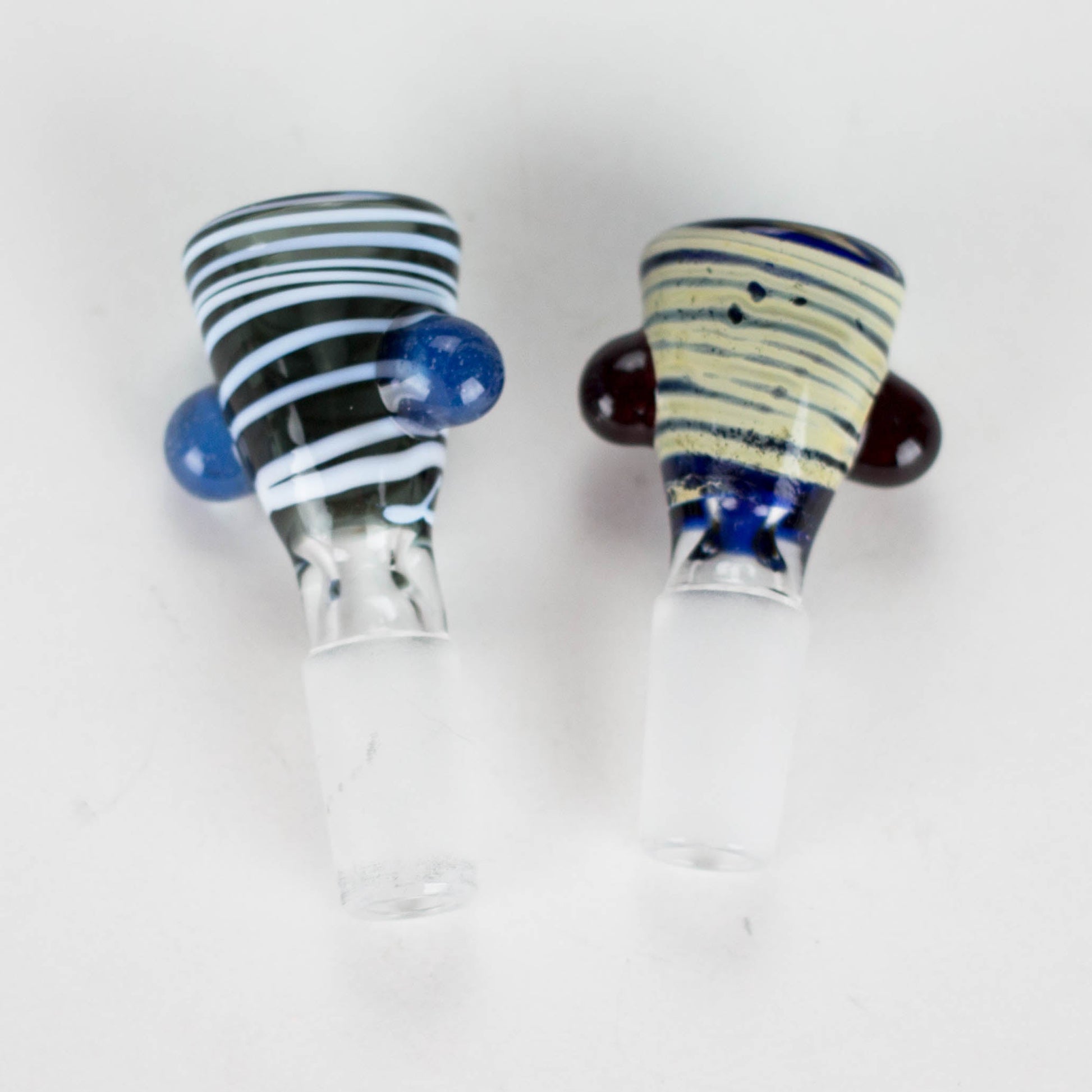 Shine Glassworks | Wrapped colour tubing 14mm Flare Bowl - Made in Canada_0