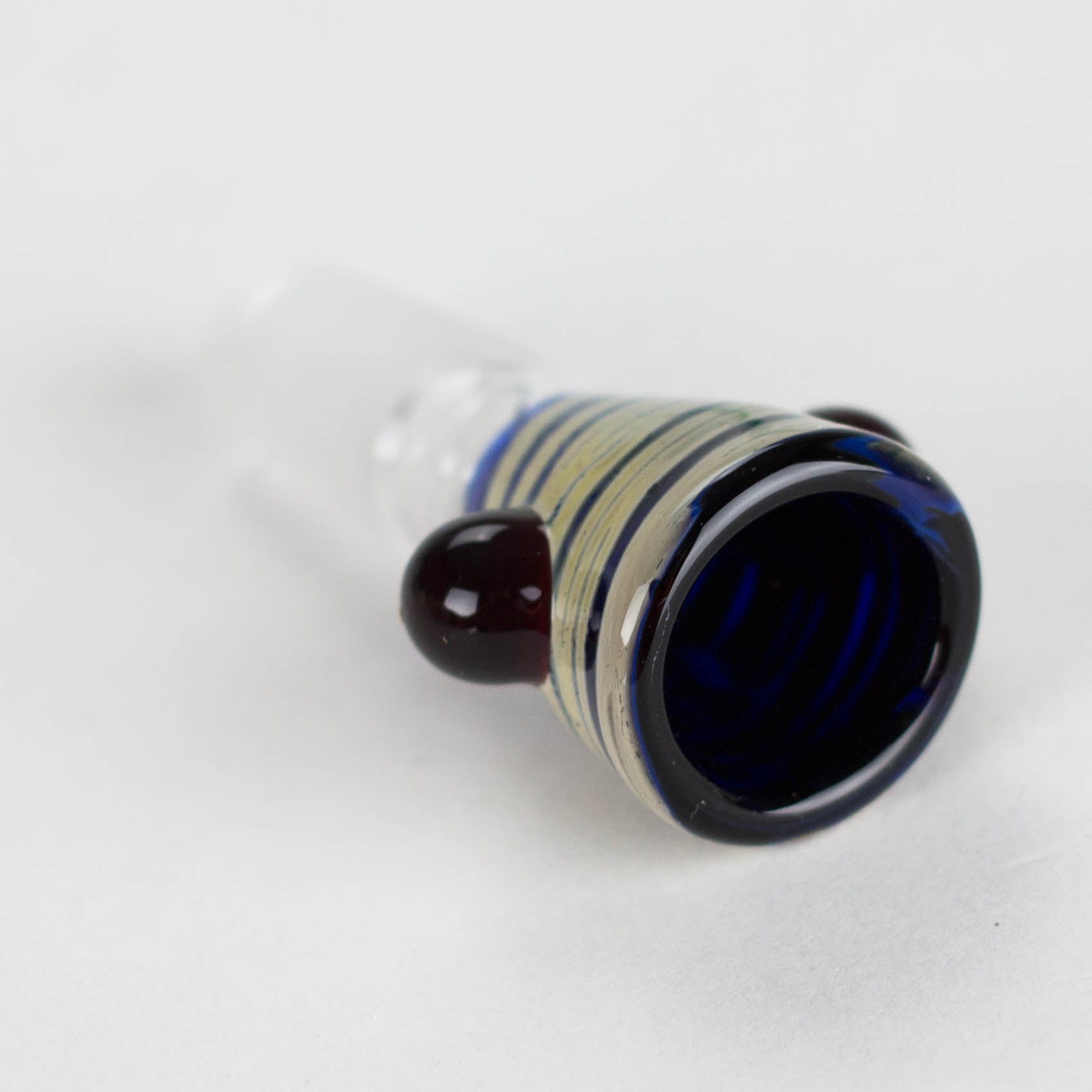 Shine Glassworks | Wrapped colour tubing 14mm Flare Bowl - Made in Canada_1