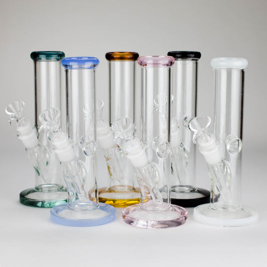 8" Glass Straight Bong [PIP508]_0