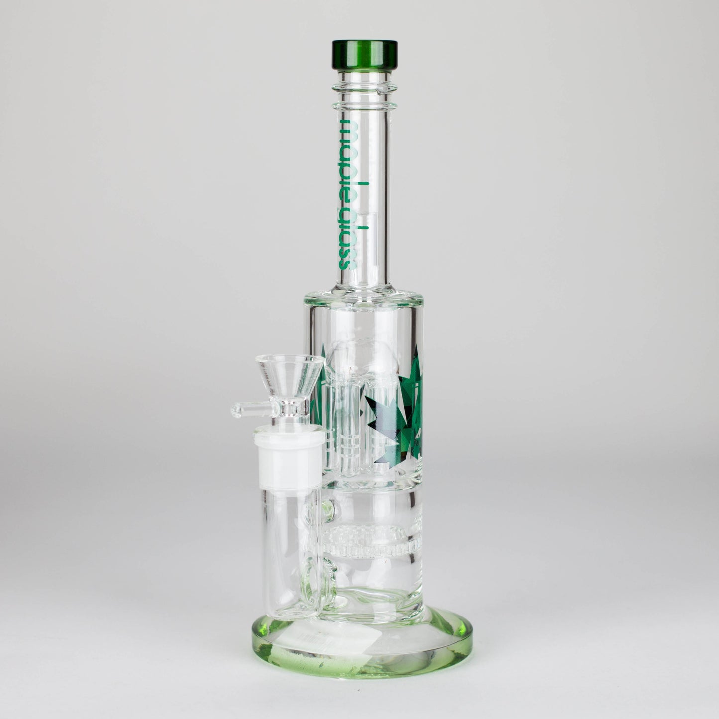 Maple Glass | 12" Honey Comb With Tree Percolator And Splash Guard Bong
