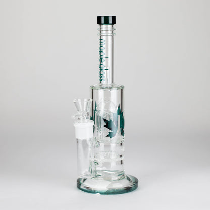 Maple Glass | 12" Honey Comb With Tree Percolator And Splash Guard Bong