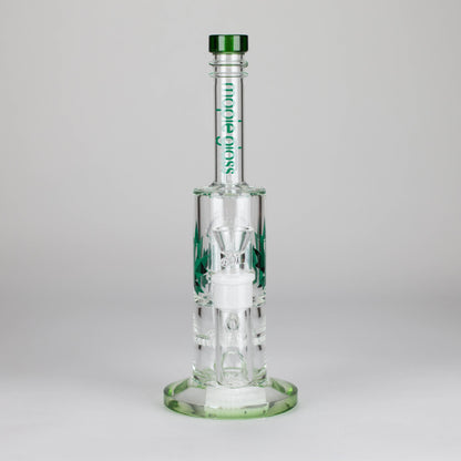 Maple Glass | 12" Honey Comb With Tree Percolator And Splash Guard Bong