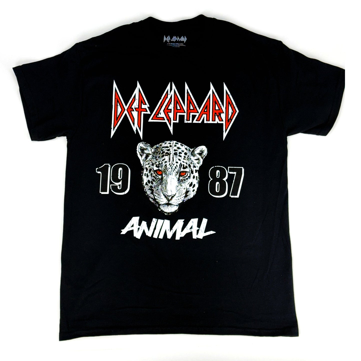 Def Leppard | "Animal Sketch" Unisex T-Shirt-Black- Officially Licensed