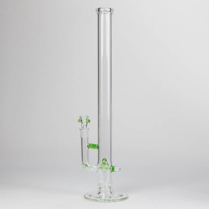 Shine Glassworks | 22 inch 38mm Straight Tube with opal accents [ST 2201] -Made in Canada