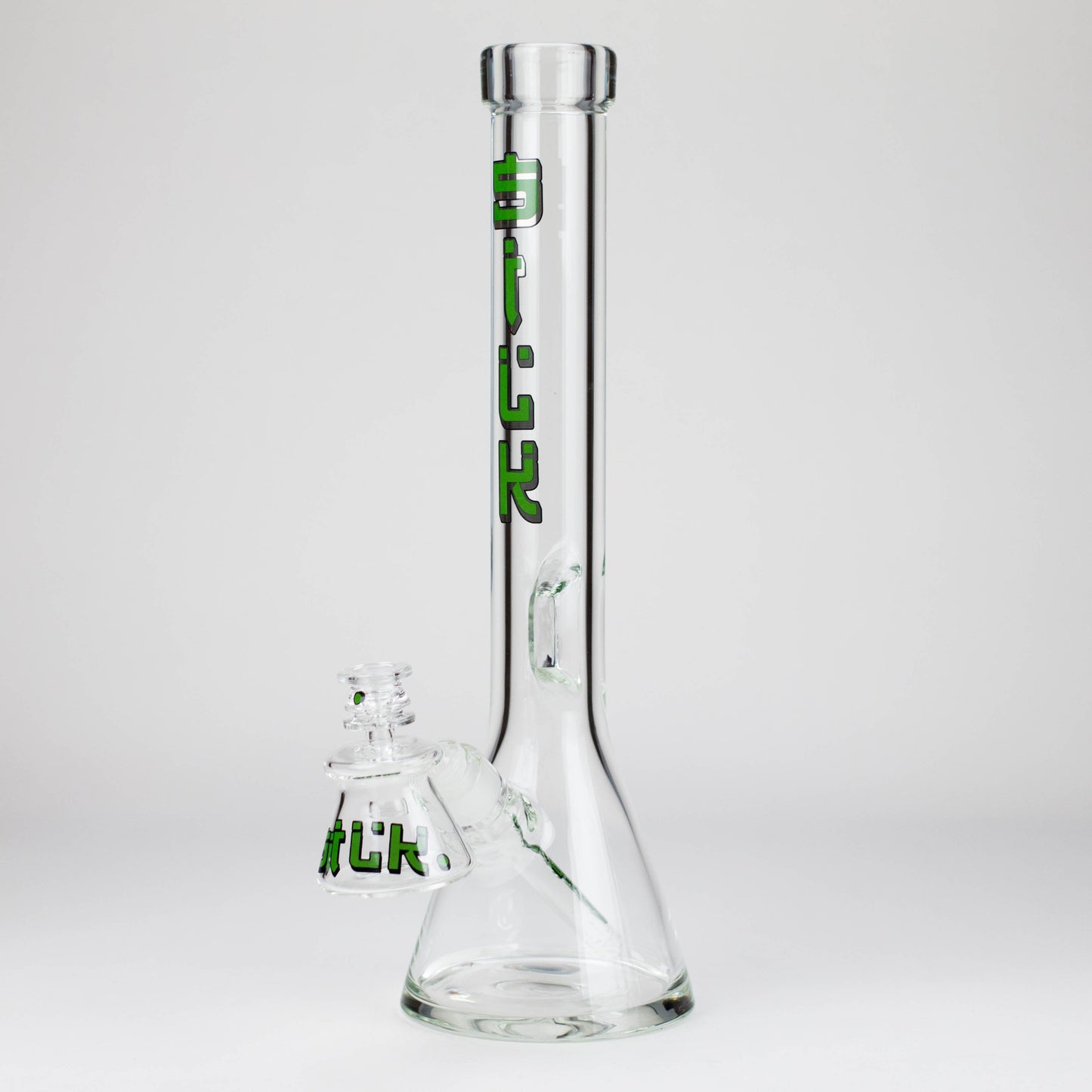 Silk Glass | 17" 10mm Thick Beaker Glass Bong with Accessories – Premium Gift Set