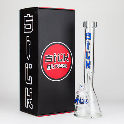 Silk Glass | 17" 10mm Thick Beaker Glass Bong with Accessories – Premium Gift Set