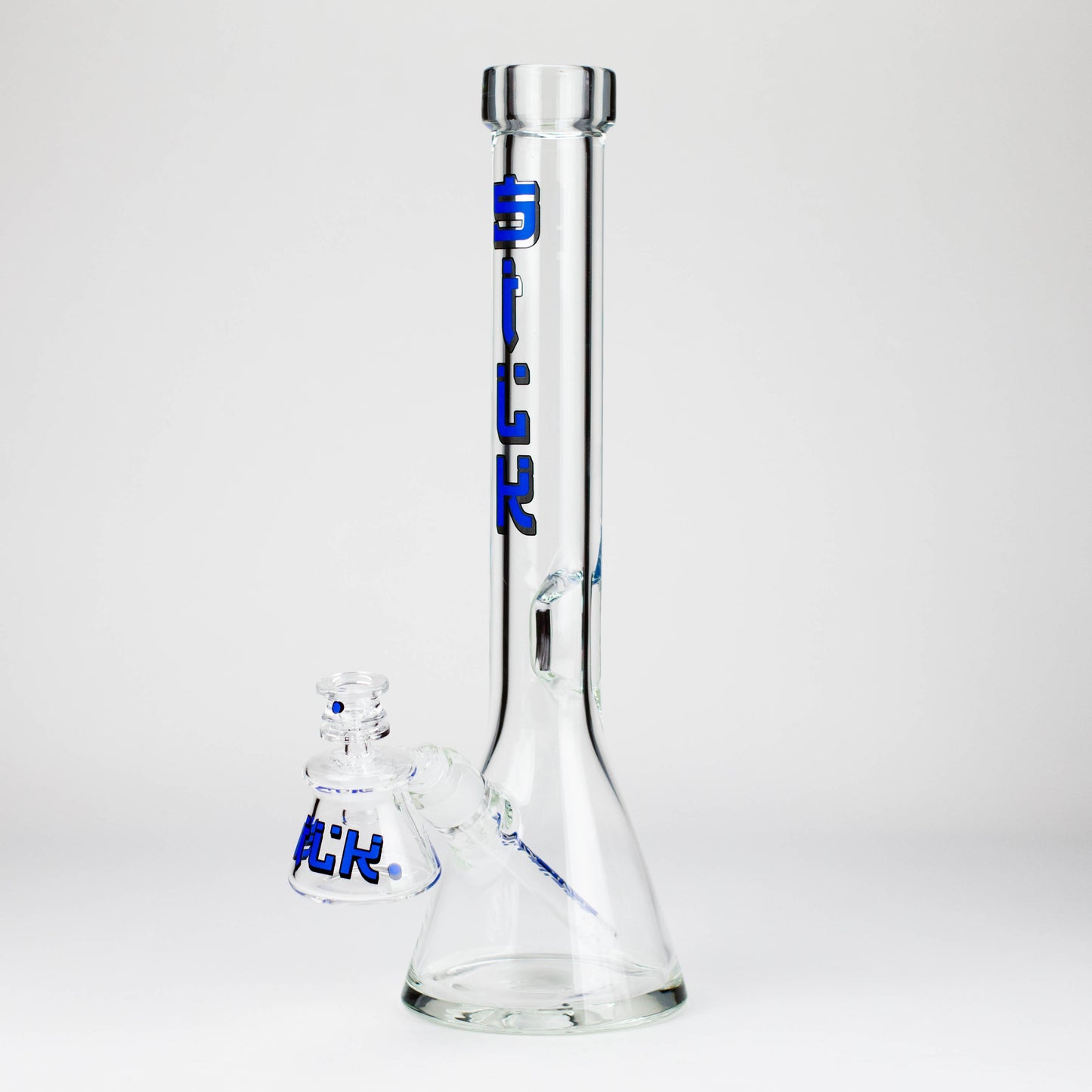 Silk Glass | 17" 10mm Thick Beaker Glass Bong with Accessories – Premium Gift Set
