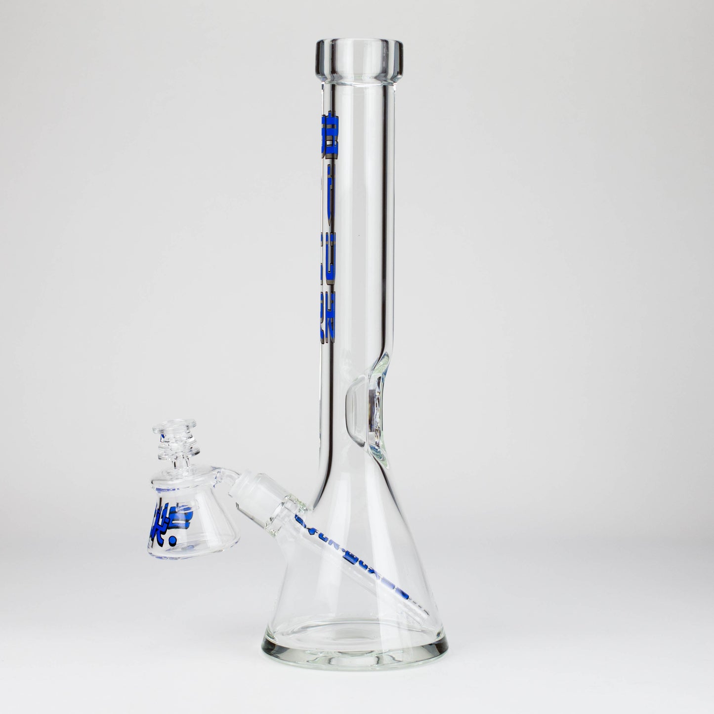 Silk Glass | 17" 10mm Thick Beaker Glass Bong with Accessories – Premium Gift Set