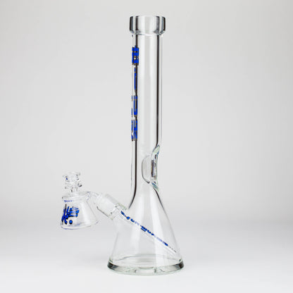 Silk Glass | 17" 10mm Thick Beaker Glass Bong with Accessories – Premium Gift Set