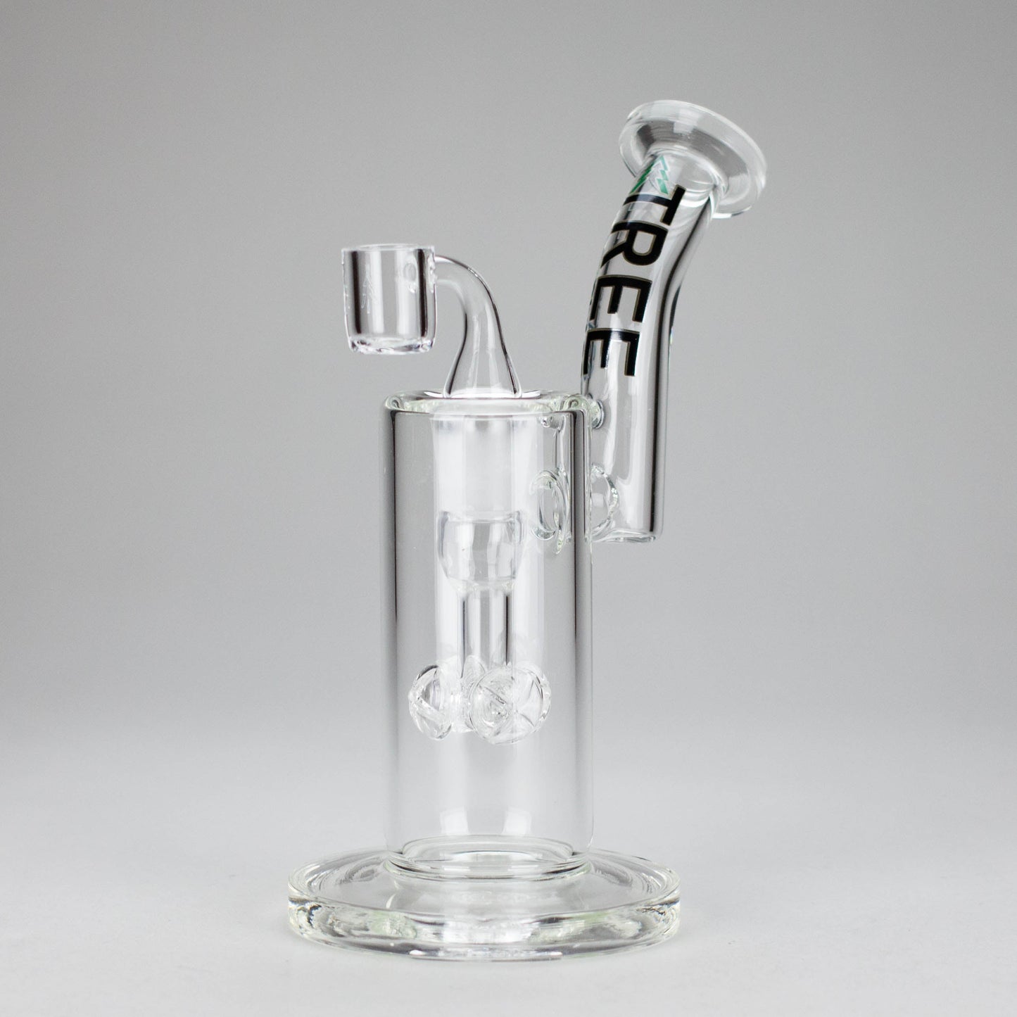 Tree Glass | 9" Glass Rig Cluster Perc with Banger