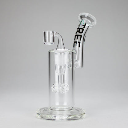 Tree Glass | 9" Glass Rig Cluster Perc with Banger