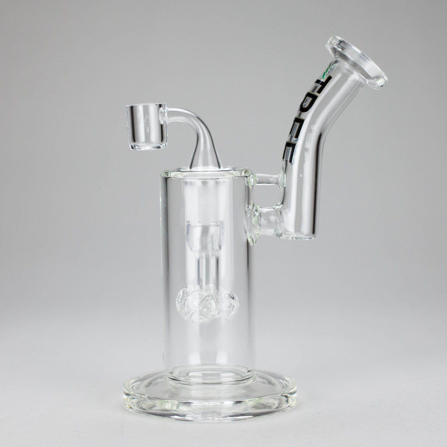 Tree Glass | 9" Glass Rig Cluster Perc with Banger