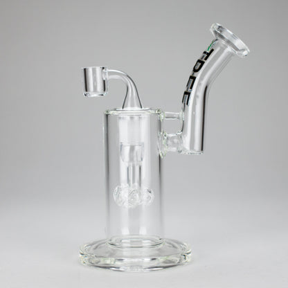 Tree Glass | 9" Glass Rig Cluster Perc with Banger