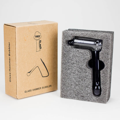 Tree Glass | 4.5" Thin Showerhead Hammer Glass Bubbler