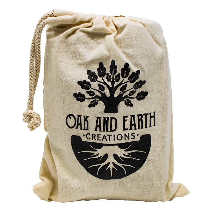 Oak and Earth | Charcoal Ruby Leaf Pipe