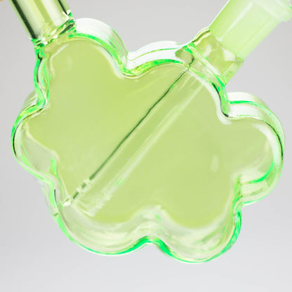 4″ Green Flower Soft Glass Bong [TX216]