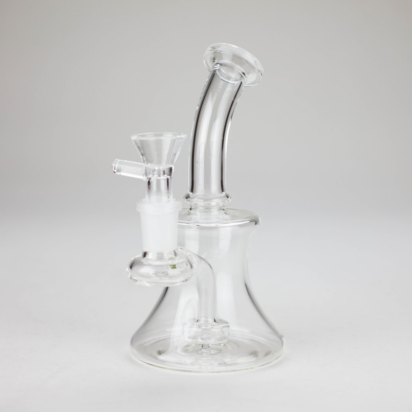 6″ Clear Glass Bong with water diffuser [DCK-017]