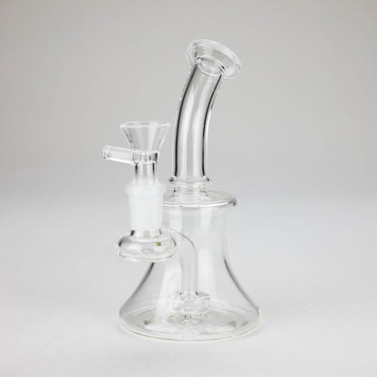 6″ Clear Glass Bong with water diffuser [DCK-017]