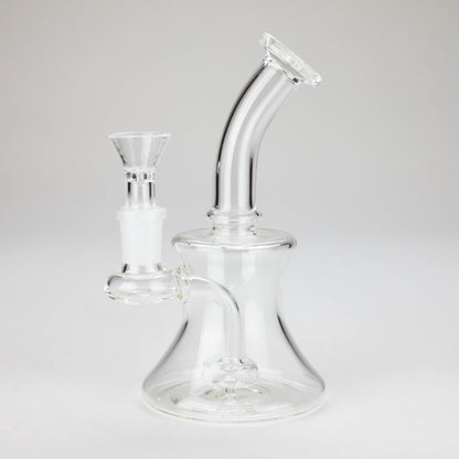 6″ Clear Glass Bong with water diffuser [DCK-017]