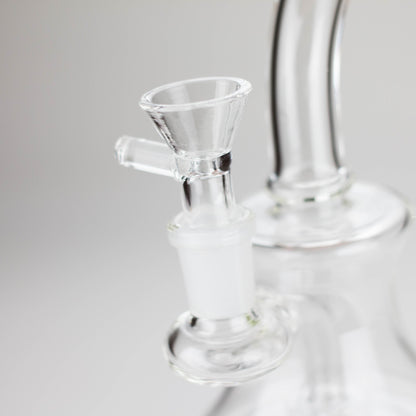 6″ Clear Glass Bong with water diffuser [DCK-017]