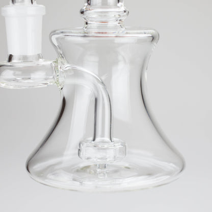 6″ Clear Glass Bong with water diffuser [DCK-017]