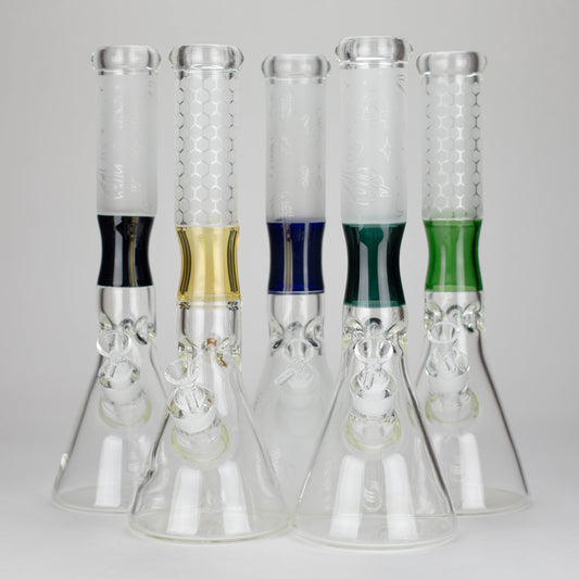 15″ 7mm Glass Beaker Bong  [C1033]