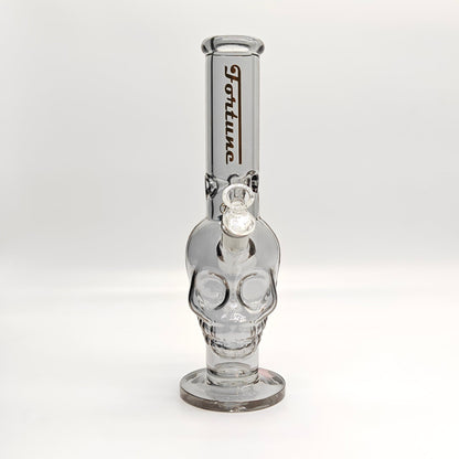 Fortune | Electroplated Skull 14" 7mm Glass Bong [SK144407E-A]