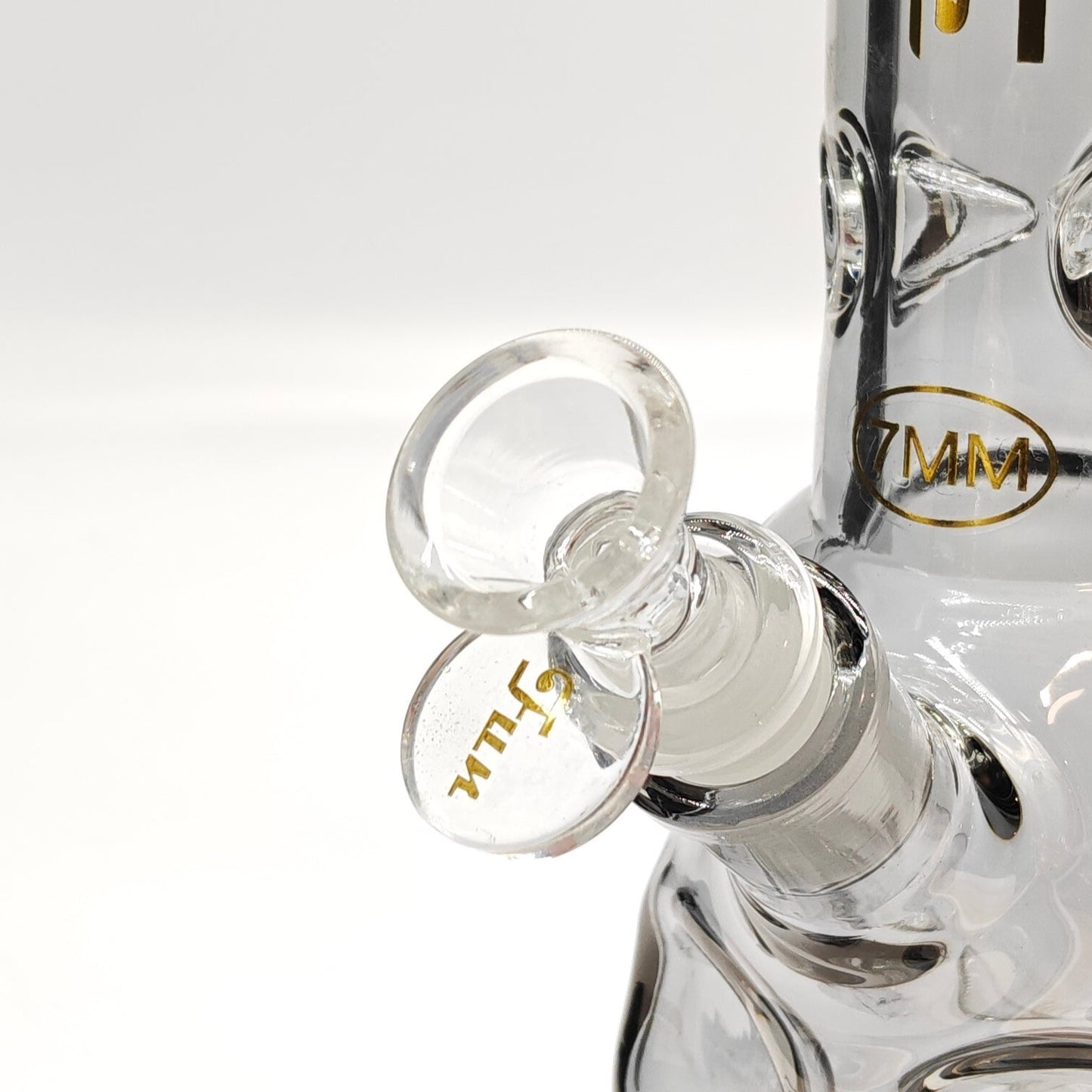 Fortune | Electroplated Skull 14" 7mm Glass Bong [SK144407E-A]