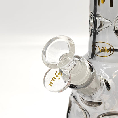 Fortune | Electroplated Skull 14" 7mm Glass Bong [SK144407E-A]