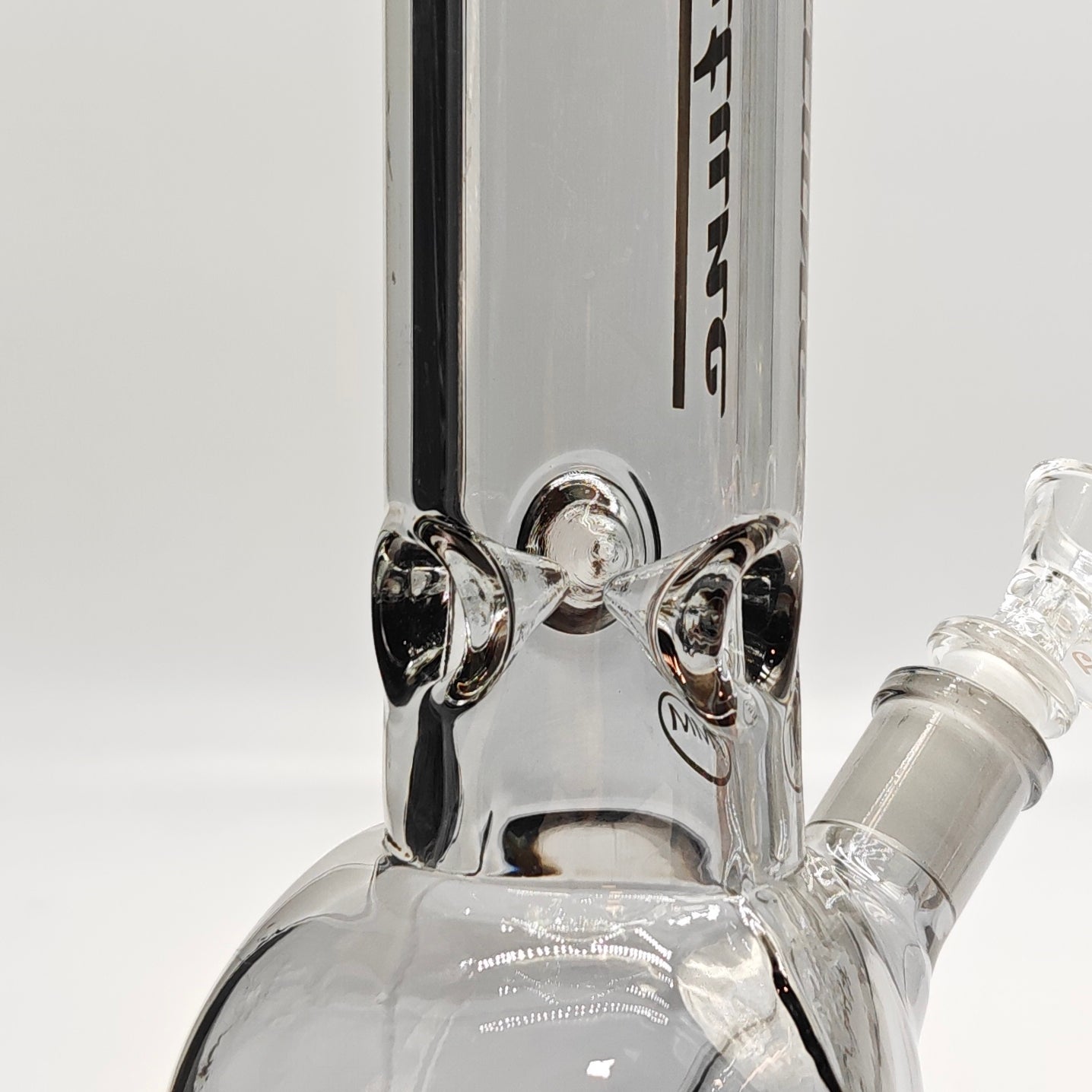 Fortune | Electroplated Skull 14" 7mm Glass Bong [SK144407E-A]
