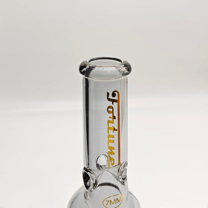 Fortune | Electroplated Skull 14" 7mm Glass Bong [SK144407E-A]