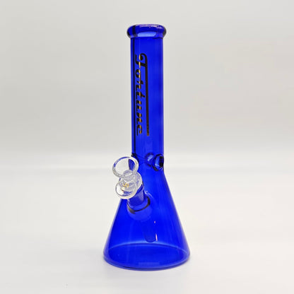 Fortune | 10" 4mm Assorted Colour Beaker Bong [CP103804-PR]