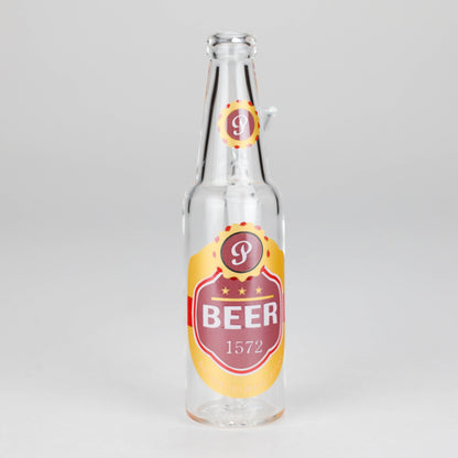 6″ Beer Bottle Design Glass Bong [WP4511S]