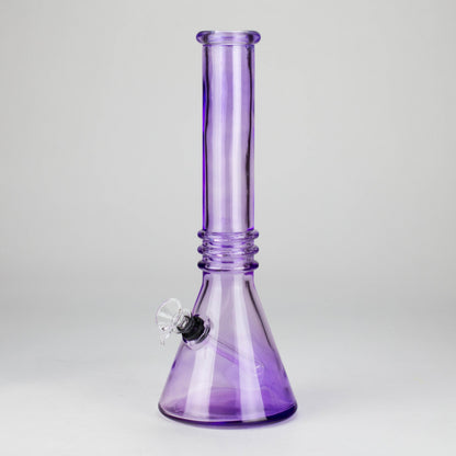 12" colored soft glass water bong  [HX4003N]