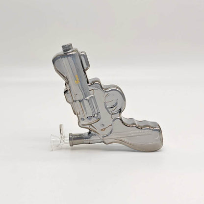 Electroplated 7.5" Pistol Glass Bong [SGun2-A]