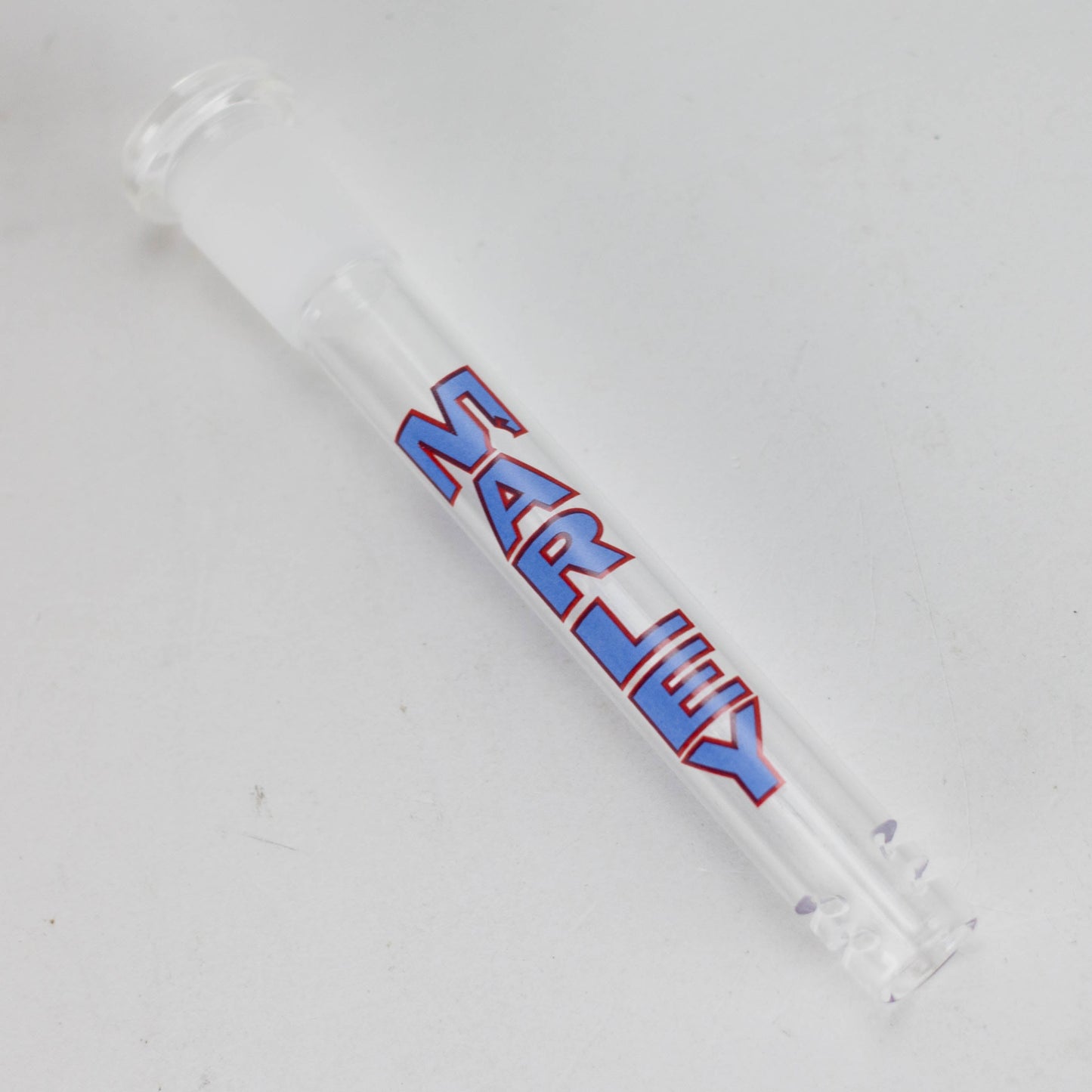 Marley Glass | Colored Logo Downstems with Diffusion Cuts – 3", 4", 5"