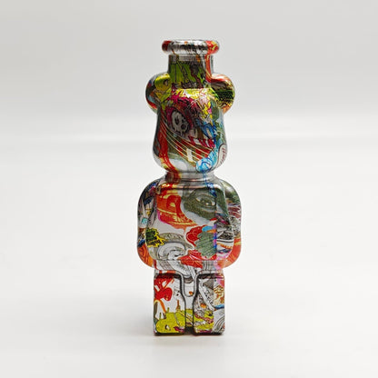 7.5" Hydrographic Bear Water Pipe-Assorted Designs