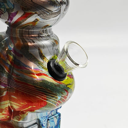 7.5" Hydrographic Bear Water Pipe-Assorted Designs