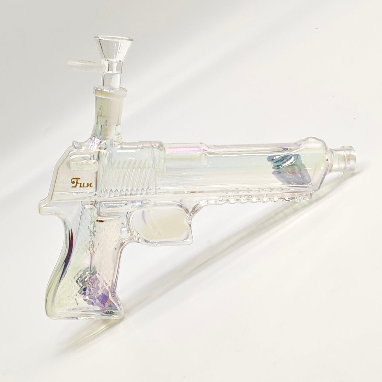 Electroplated 7.5" Arsenal Glass Bong [SGun1-A]