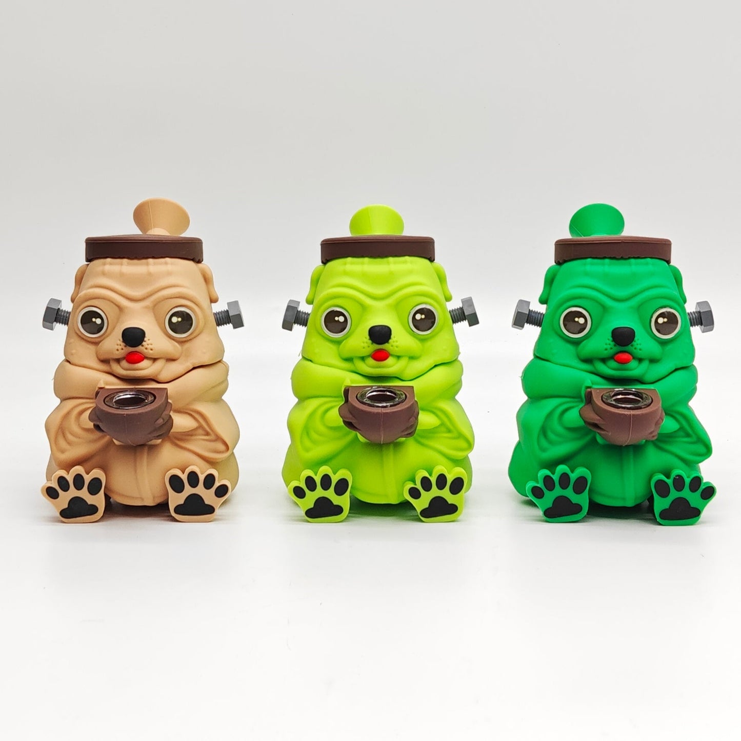 5.5" Pug Silicone Water Pipe [SP1118]