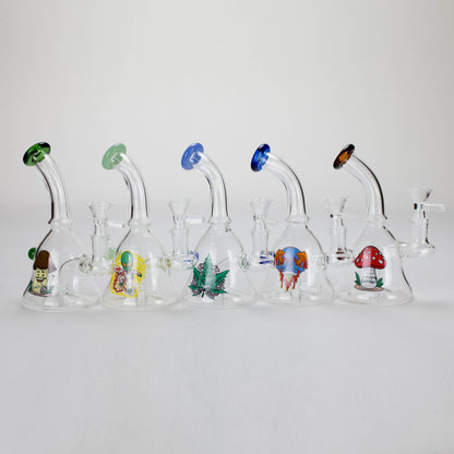 6.5″ Cartoon PrintGlass Bong [F230829-1C]