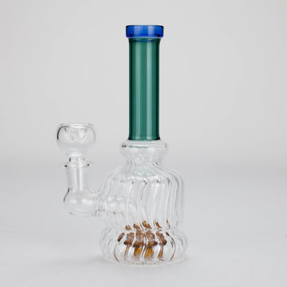 6" Stemless Glass Bong with Water Diffuser – 14mm Bowl Joint